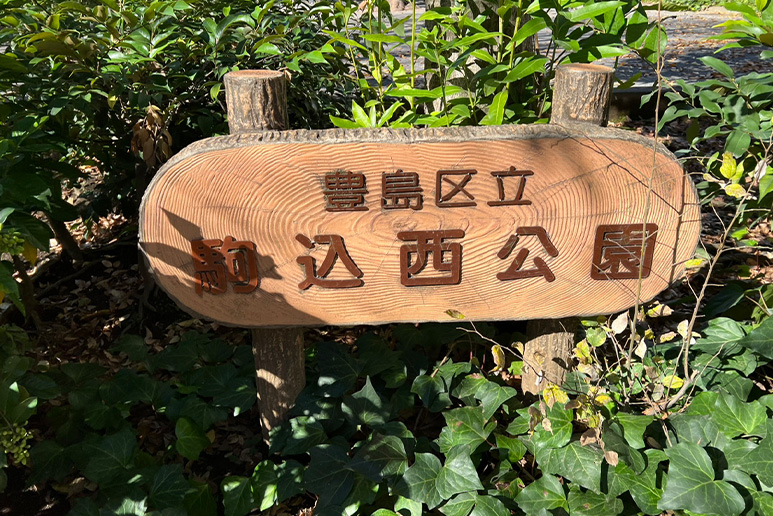 駒込西公園　入口