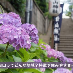 文京区白山ってどんな地域？特徴や住みやすさについて