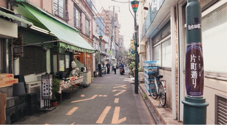 根津の片町通り