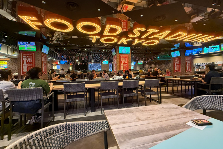 FOOD STADIUM TOKKYO　入り口付近