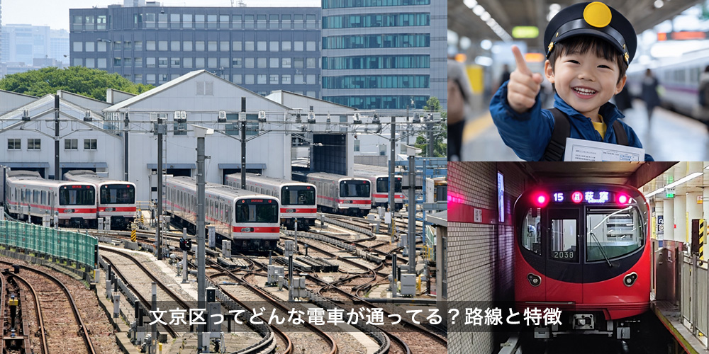 文京区ってどんな電車が通ってる?路線と特徴
